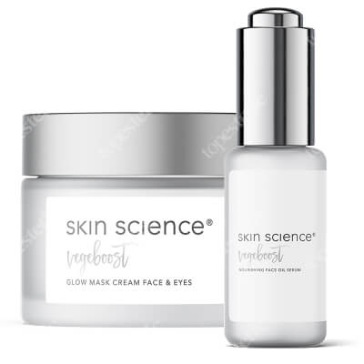 Skin Science VegeBoost Set ZESTAW Serum 30 ml + Maska - krem do twarzy i pod oczy 50 ml