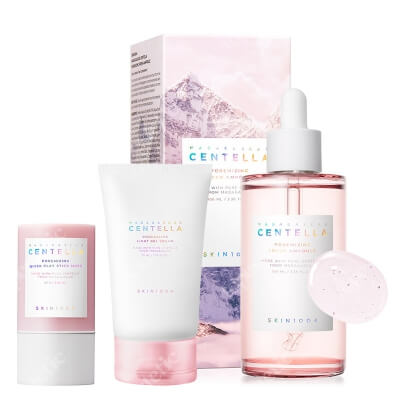 Skin1004 Centella Poremizing Set ZESTAW Serum 100 ml + Maska w sztyfcie z glinką 27 g + Lekki żelowy krem 75 ml