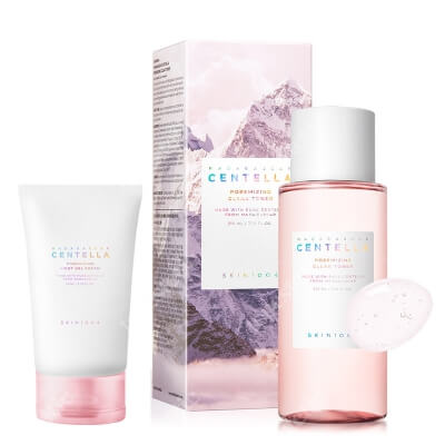 Skin1004 Centella Poremizing Set ZESTAW Tonik 210 ml + Lekki żelowy krem 75 ml