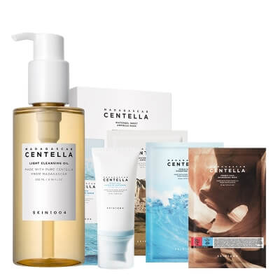 Skin1004 Favorite Set ZESTAW Olejek myjący 200 ml + Krem SPF 50+ PA++++ 50 ml + Maska w płachcie 3 szt