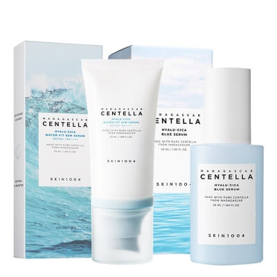 Skin1004 Hyalu-Cica Hydrating Skin Set ZESTAW Serum 50 ml + Krem przeciwsłoneczny SPF 50+ PA+