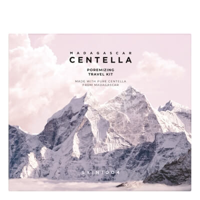 Skin1004 Madagascar Centella Poremizing Travel Kit ZESTAW Pianka 20 ml + Tonik 30 ml + Serum 30 ml + Żelowy krem 30 ml