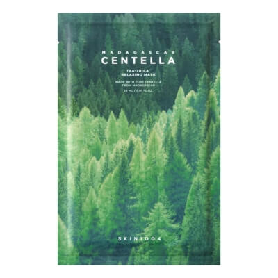 Skin1004 Madagascar Centella Tea-Trica Relaxing Mask Łagodząca maska w płachcie z ekstraktem z drzewa herbacianego 24 ml