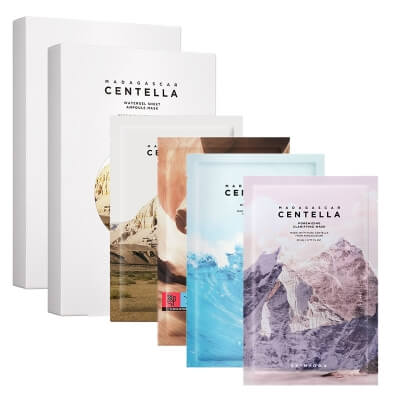 Skin1004 Mega Mask Set ZESTAW Maska w płachcie 23 ml + Maska w płachcie 1 szt. + Maska w płachcie 1 szt + Maska w płachcie 22 ml + Maska w płachcie 23 ml