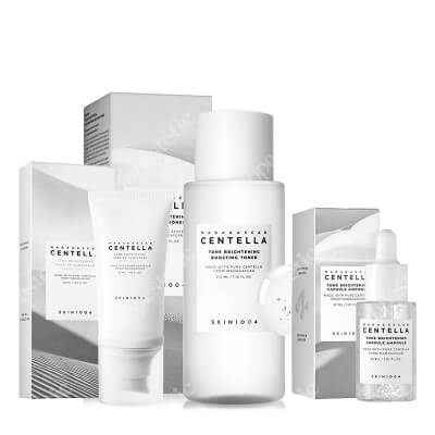 Skin1004 Tone Brightening Set ZESTAW Tonik 210 ml + Rozjaśniające serum 30 ml + Filtr przeciwsłoneczny 50 ml