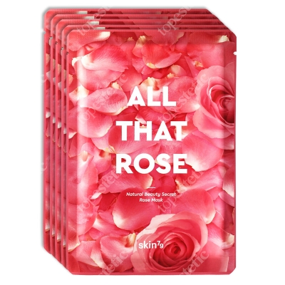 Skin79 All That Rose Mask - Skin Glow&Moisturizing Różana maska w płacie 5x25 g