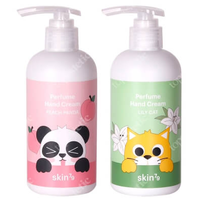 Skin79 Animal Perfume Hand Cream Duo Pack ZESTAW Peach Panda 250 ml + Lily Cat 250 ml