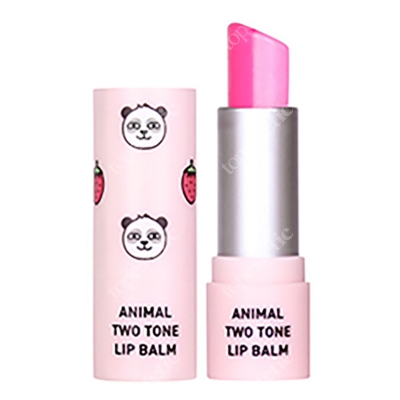 Skin79 Animal Two-Tone Lip Balm Strawberry Panda Balsam do ust w sztyfcie 3,8 g