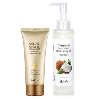 Skin79 Cleansing Oil + Cleansing Foam + Sun Gel SPF 50+ PA+++ ZESTAW Olejek myjący 150 ml + Oczyszczająca pianka 125 ml + Wodoodporny krem ochronny 50 ml