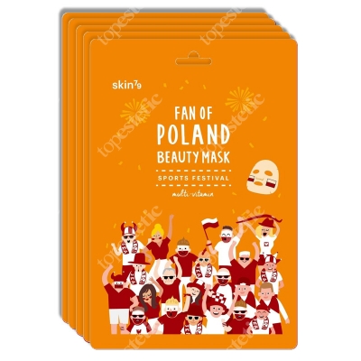 Skin79 Fan Of Poland Beauty Mask Multiwitaminowa maska kibica 5szt.