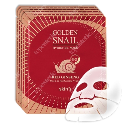 Skin79 Golden Snail Hydro Gel Mask Red Ginseng Hydrożelowa maska do twarzy 5x23 g