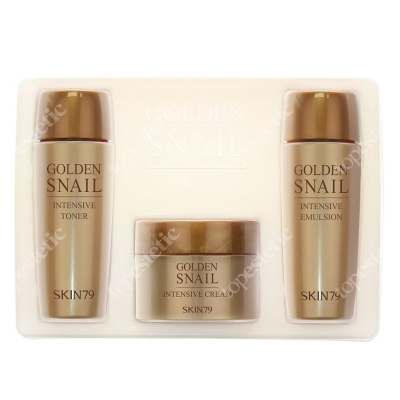 Skin79 Golden Snail Intensive Miniature Set ZESTAW Toner 20 ml, Emulsja 20 ml, Krem 15 g