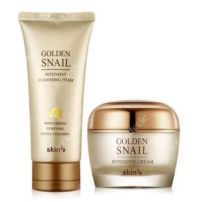 Skin79 Golden Snail Intensive Set ZESTAW Oczyszczająca pianka do twarzy 125 ml + Krem do twarzy 50 g