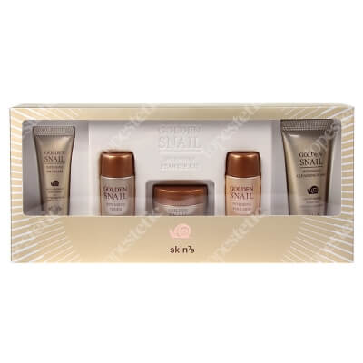 Skin79 Golden Snail Kit ZESTAW Krem BB 7 g + Toner 20 ml + Krem 15 g + Emulsja 20 ml + Pianka 20 ml