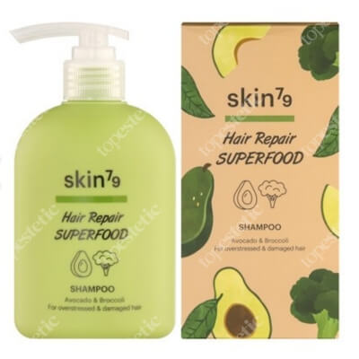 Skin79 Hair Repair Superfood Shampoo Avocado & Broccoli Szampon dla przeciążonych i zniszczonych włosów 230 ml