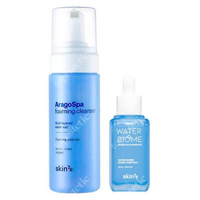 Skin79 Hydra Ampoule + Foaming Cleanser ZESTAW Ampułka z probiotykami i prebiotykami 50 ml + Łagodna pianka oczyszczająca do twarzy 150 ml