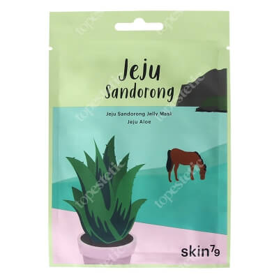 Skin79 Jeju Sandorong Jelly Mask Aloe Łagodząca maska w płacie z aloesem 33 ml