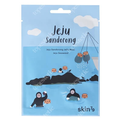 Skin79 Jeju Sandorong Jelly Mask Seaweed Odmładzająca maska w płacie z wodorostów morskich 33 ml