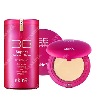 Skin79 Pink Set ZESTAW Krem BB z filtrem 40 g + Matujący puder w kompakcie 15 g