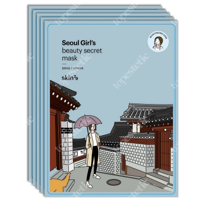 Skin79 Seoul Girls Beauty Secret Mask Moisturizing Care ZESTAW Nawilżająca maska w płacie 5x20 g