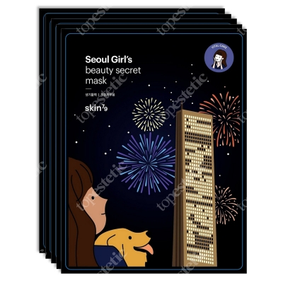 Skin79 Seoul Girls Beauty Secret Mask Vital Care ZESTAW Rewitalizująca maska w płacie 5x20 g