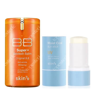 Skin79 Sun Stick UV SPF 50 + Beblesh Balm Orange SPF 50+ PA+++ ZESTAW Ochronny sztyft nawilżająco-chłodzący 23 g + Krem BB z filtrem 40 g