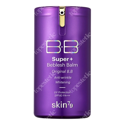 Skin79 Super+ Beblesh Balm Purple SPF 40+ PA+++ Krem nawilżająco-rozjaśniający z filtrem 40 g