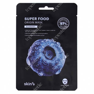 Skin79 Super Food Origin Mask Blueberry Odżywczo - ujędrniająca maska w płacie 20 ml