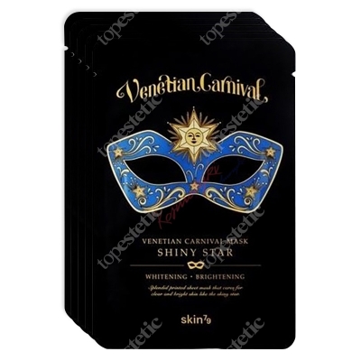 Skin79 Venetian Carnival Mask Shiny Star Maska rozświetlająco-rozjaśniająca 5x23 g
