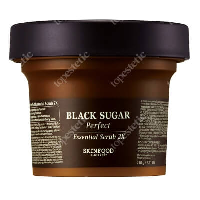 Skinfood Black Sugar Perfect Essential Scrub 2x Peeling do twarzy 210 g