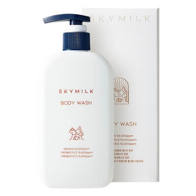 Skymilk Pro-Prebiotic Body Wash With Donkey Milk Pro-prebiotyczny żel do mycia ciała z oślim mlekiem 300 ml