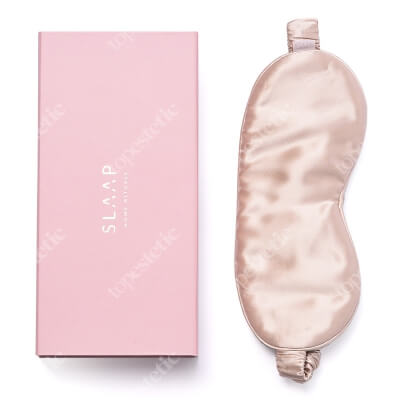 Slaap Slaap Silk Mask Beige Jedwabna opaska na oczy do spania (beżowa) 1 szt.