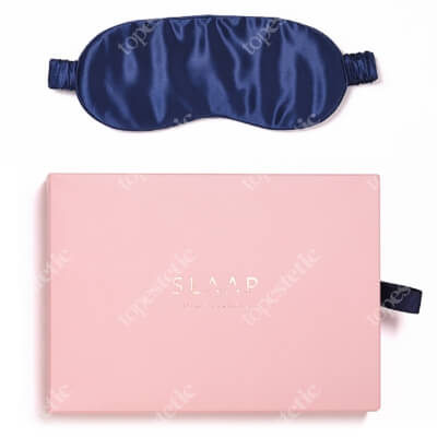 Slaap Slaap Silk Mask Dark Blue Jedwabna opaska na oczy do spania (granatowa) 1 szt.