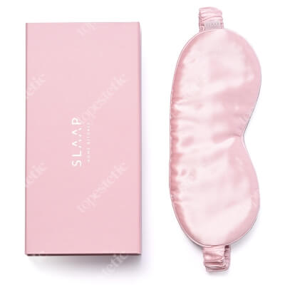 Slaap Slaap Silk Mask Rose Jedwabna opaska na oczy do spania (różowa) 1 szt.