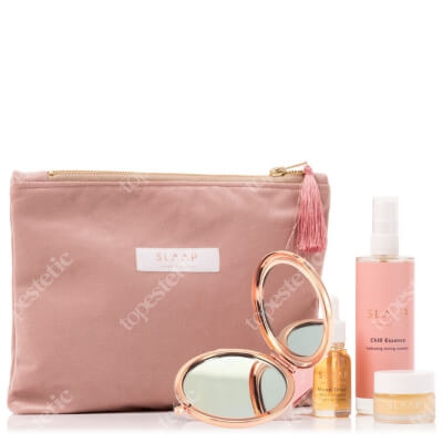 Slaap Velvet Gift Set 1 ZESTAW Krem na dzień 15 ml + Serum na noc 15 ml + Esencja tonizująca 100 ml + Lusterka 1 szt + Kosmetyczka 1 szt