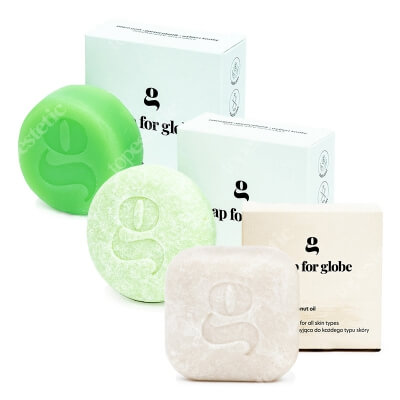 Soap For Globe Normal Set ZESTAW Odżywka do włosów normalnych 1 szt. + Szampon do włosów normalnych 1 szt. + Kostka myjąca do każdego typu skóry 1 szt.