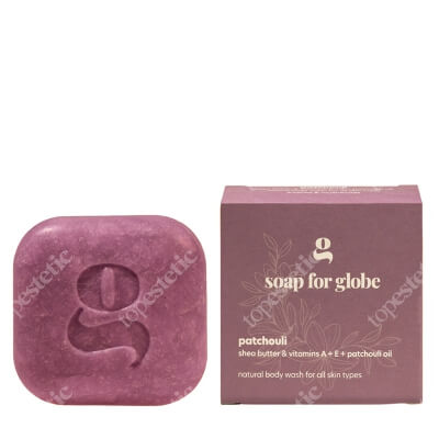 Soap For Globe Patchouli Naturalna kostka myjąca z olejkiem paczuli 1 szt.