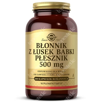 Solgar Błonnik z łusek Babki Płesznik 500 mg 200 kapsułek