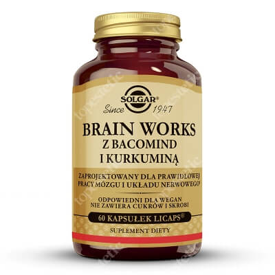 Solgar Brain Works Z bacomind i kurkuminą 60 kaps