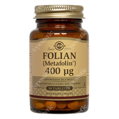 Solgar Folian (Metafolin®) 400 µg 50 tabletek