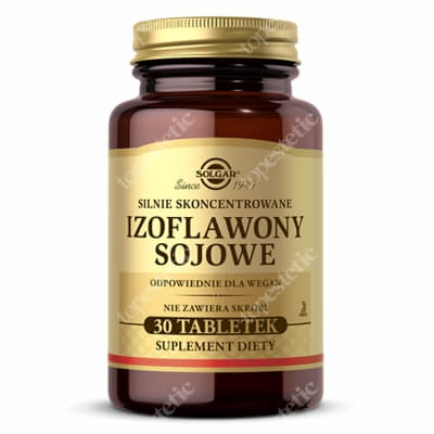 Solgar Izoflawony Sojowe Silnie Skoncentrowane 30 tabletek