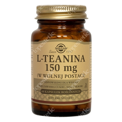 Solgar L-Teanina 150 mg, 60 kapsułek