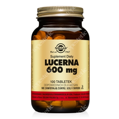 Solgar Lucerna 600 mg 100 tabletek