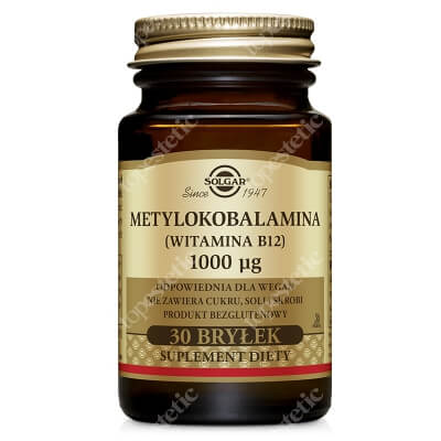 Solgar Metylokobalamina Witamina (b12) 1000ug 30 bryłek