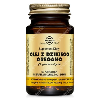 Solgar Olej Z Dzikiego Oregano 60 kapsułek