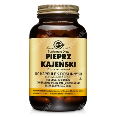Solgar Pieprz Kajeński Kapsułki roślinne 100 szt