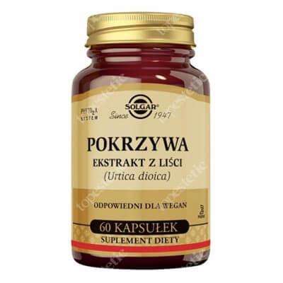 Solgar Pokrzywa Ekstrakt z liści 60 kapsułek