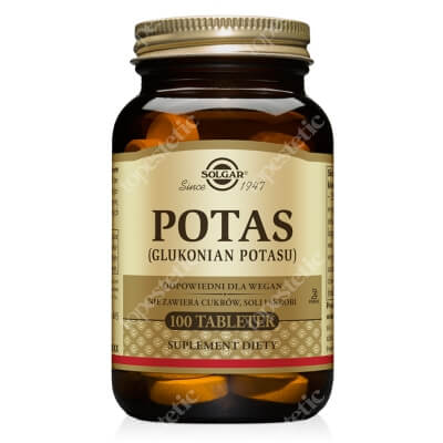 Solgar Potas 100 tabletek