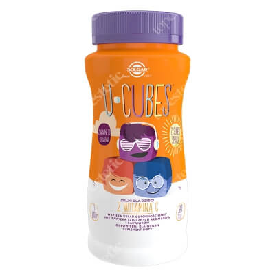 Solgar U-CUBES Vitamin C Suplement diety w formie smacznych żelków 90 szt