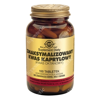 Solgar Zmaksymalizowany Kwas Kaprylowy 100 tabletek